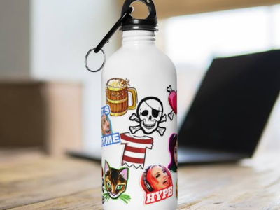Sticker Mania: Personalized Goodies for Your Water Bottle, Phone Case, and Laptop