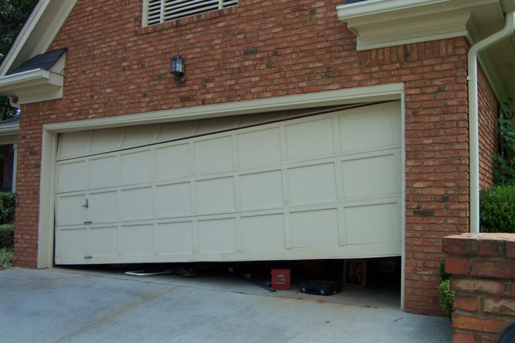 garage door off track repair