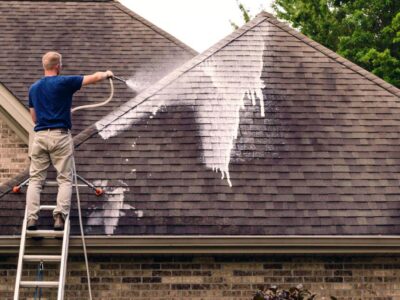 house and roof washing