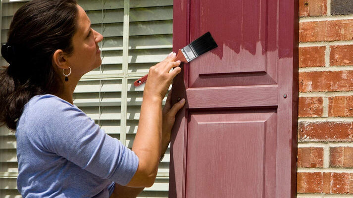 painting plastic shutters