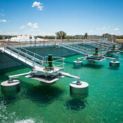 Water being filled into treatment tank for hydrotesting